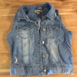 Girls Jean Vest Size 12
